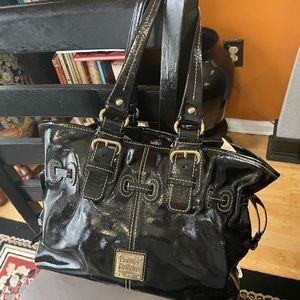 Dooney & Bourke Black Patent Leather satchel